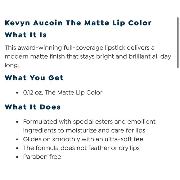 Kevyn Aucoin The Matte Lip Color ‘Endless’ Fuchsia Lipstick - Picture 10 of 10